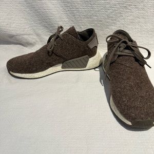 Addis’s NMD C2 x wings+horns in simple brown. Men 10.5